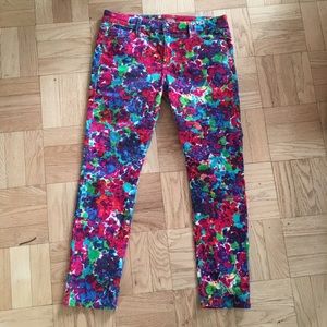 Joe’s Jeans Rainbow Tie Dye Skinny Ankle
